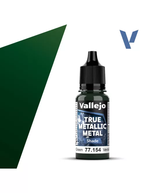 Vallejo - True Metallic Metal Shade Dusken Green 18 ml