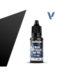 Vallejo - True Metallic Metal Shade Obsidian Black 18 ml