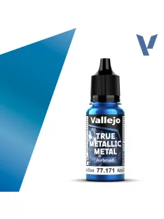 Vallejo - True Metallic Metal Airbrush Sapphire Blue 18 ml