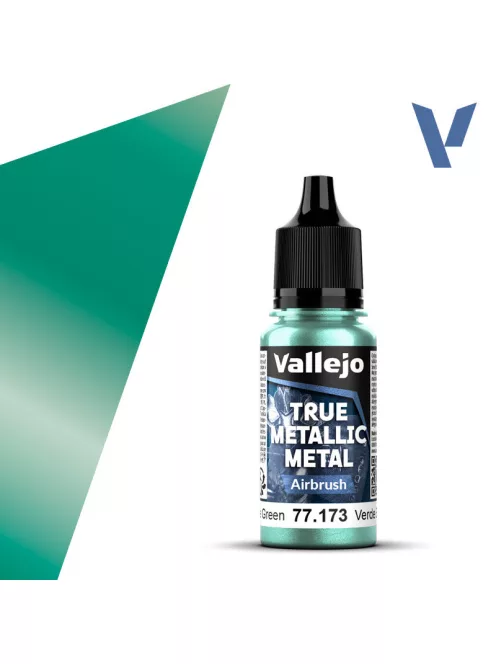Vallejo - True Metallic Metal Airbrush Beetle Green 18 ml