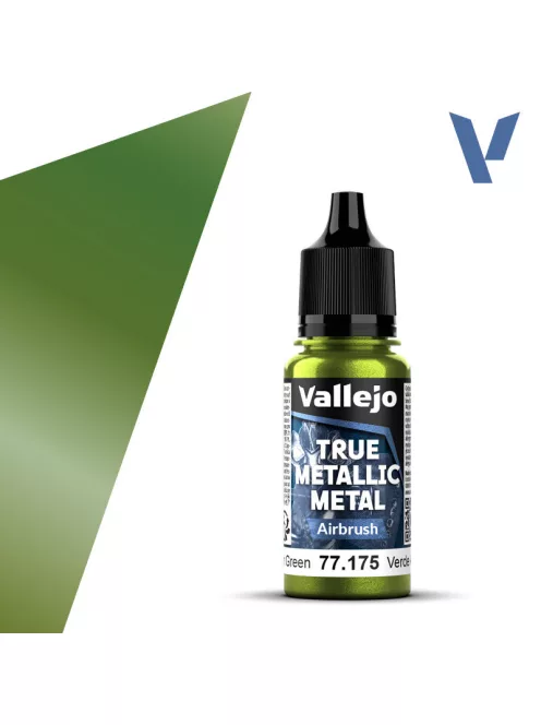 Vallejo - True Metallic Metal Airbrush Amber Green 18 ml