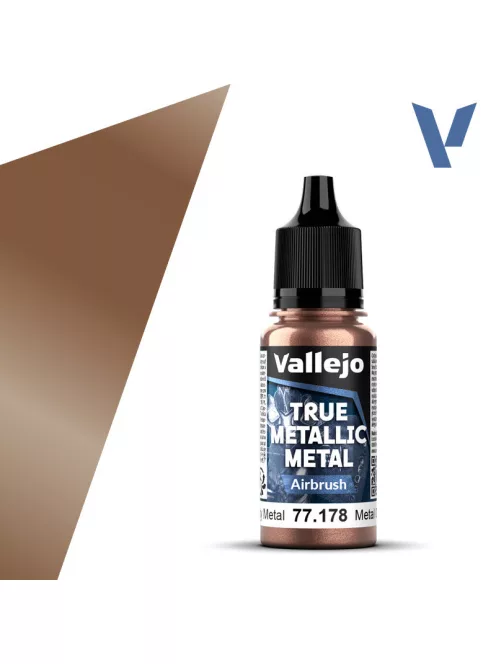 Vallejo - True Metallic Metal Airbrush Rusty Metal 18 ml