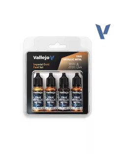 Vallejo - True Metallic Metal Imperial Gold Paint Set