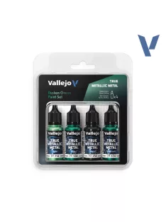 Vallejo - True Metallic Metal Dusken Green Paint Set