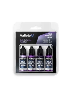   Vallejo - True Metallic Metal: Celestial Violet Paint Set (4)
