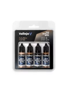 Vallejo - True Metallic Metal: Rusty Metal Paint Set (4)