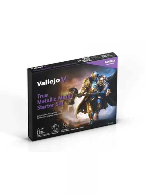Vallejo - True Metallic Metal Starter Set (12 colors set)