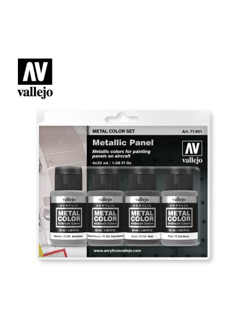 Vallejo - Metal Color - Metallic Panel Paint set