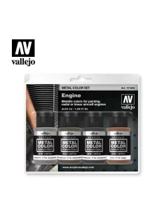 Vallejo - Metal Color - Engine Paint set
