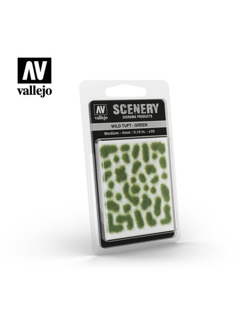 Vallejo - Scenery - Wild Tuft - Green 4 mm