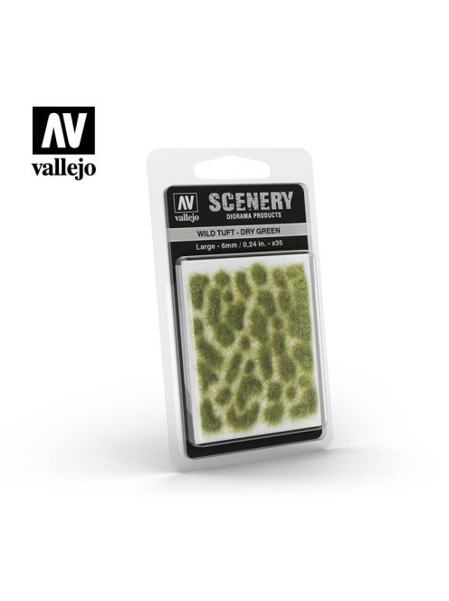 Vallejo - Scenery - Wild Tuft - Dry Green 6 mm