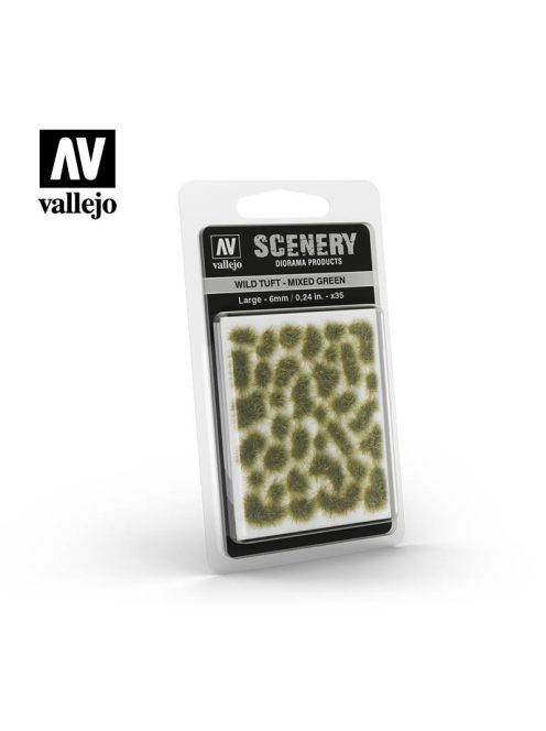 Vallejo - Scenery - Wild Tuft - Mixed Green 6 mm