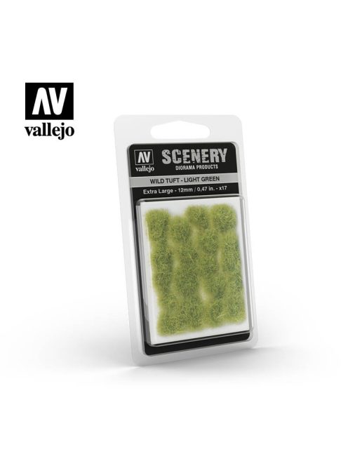 Vallejo - Scenery - Wild Tuft - Light Green 12 mm