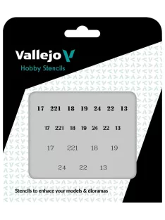 Vallejo - Soviet Numbers WWII 125 x 125 mm