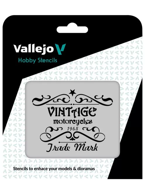 Vallejo - Vintage Motorcycles Sign 125 x 125 mm