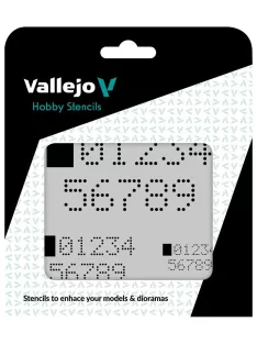 Vallejo - Digital Numbers 125 x 125 mm