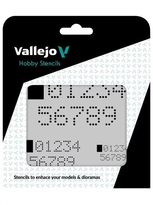 Vallejo - Digital Numbers 125 x 125 mm
