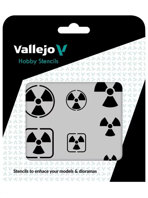 Vallejo - Radioactivity Signs 125 x 125 mm