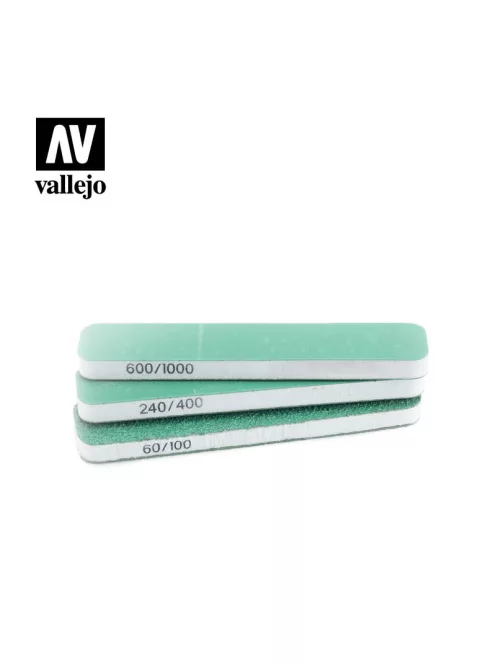 Vallejo - Tools - FlexiSander Dual Grit x3 (90x19x6mm)