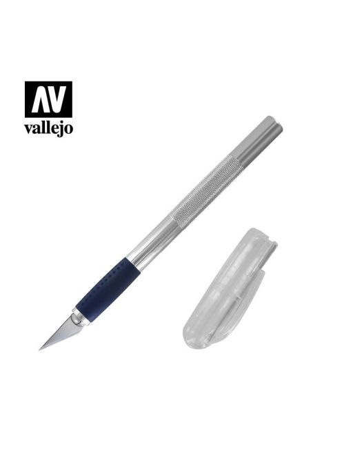 Vallejo - Tools - Soft Grip Craft Knife no.1 with #11 Blade
