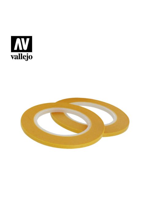 Vallejo - Tools - Precision Masking Tape 3mmx18m - Twin Pack