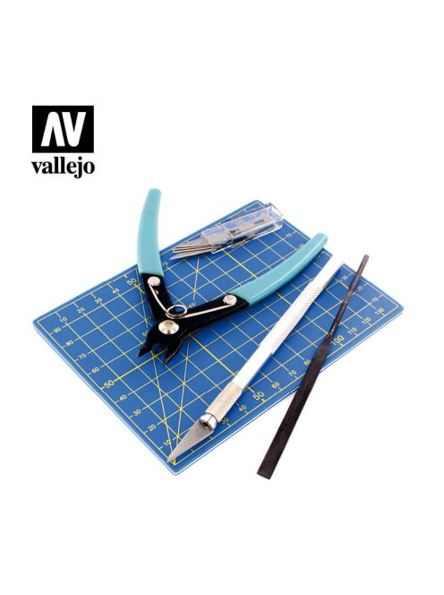 Vallejo - Tools - 9pc Plastic Modelling Tool set