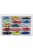 Vetrina Display Box - Accessories Espositore Aperto - For Auto 1/43 1/64 - Cars Not Included - Lungh.Lenght Cm 36.8 X Largh.Width Cm 6.7 X Alt.Height Cm 24.3 (Altezza Utile Tra I Ripiani Cm 4.5 Inner Height Among Shelves) White