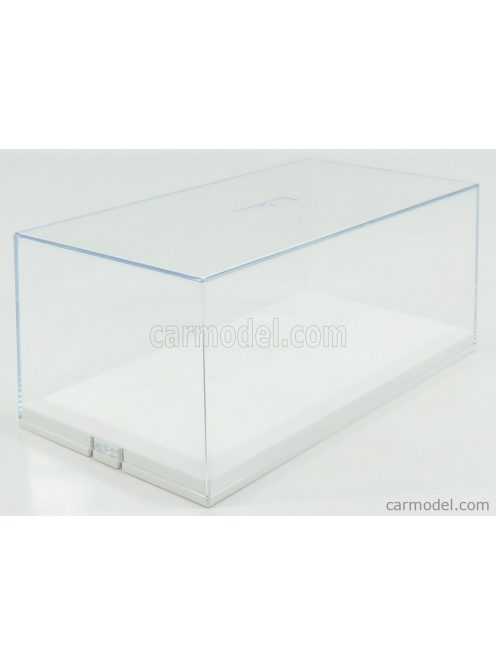 Vetrina Display Box - Vetrina Display Box White Base - Base Bianca - Lungh.Lenght Cm 23.6 X Largh.Width Cm 12.5 X Alt.Height Cm 10 (Altezza Interna Cm 8.1) Plastic Display