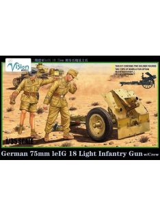   Vision Models - German 75mm leIG 18 Light Infantry Gun w/Crew