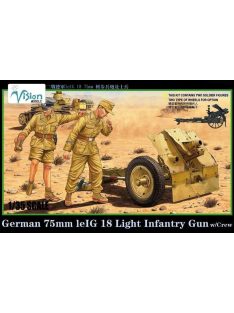   Vision Models - German 75mm leIG 18 Light Infantry Gun w/Crew