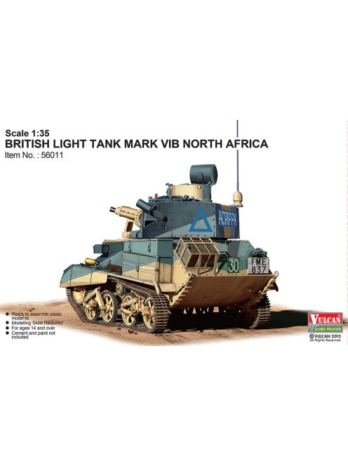 Vulcan Scale Models - British Light Tank MK.VI B North Africa