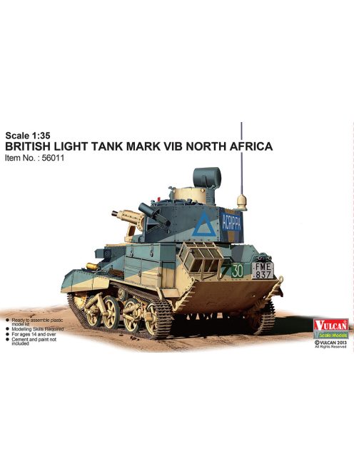 Vulcan Scale Models - British Light Tank MK.VI B North Africa