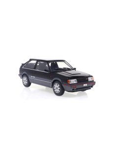   WHITEBOX - 1:24 Mazda 323 4WD Turbo, black/metallic dark grey, 1989 - WHITE BOX