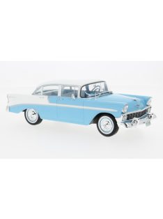   WHITEBOX - Chevrolet Bel Air 4-Door HardTop, hellblau/weiss, 1956, 1:24