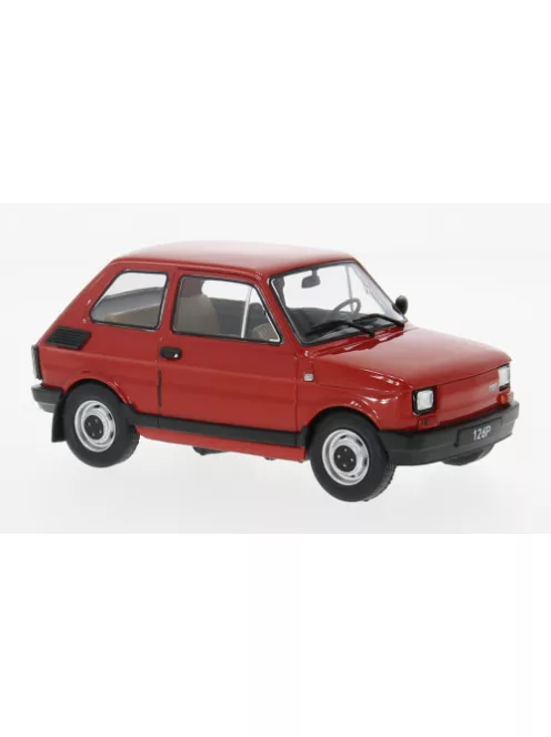 WHITEBOX - Fiat 126p, rot, 1985, 1:24