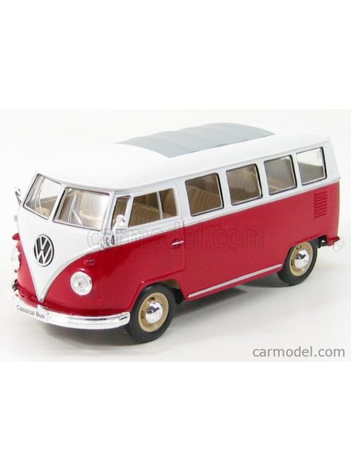 Welly - Volkswagen T1 Minibus 1962 Red White