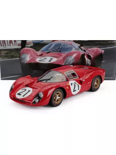   Werk 83 - FERRARI 330P4 BERLINETTA 4.0L V12 TEAM SPA FERRARI SEFAC N 21 2nd 24h LE MANS 1967 LUDOVICO SCARFIOTTI - MIKE PARKES RED