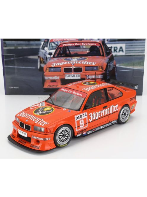 Werk 83 - BMW 3-SERIES COUPE (E36) JAGERMEISTER TEAM LINDER N 9 DTM SEASON 1993 ARMIN HAHNE ORANGE