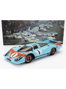   Werk 83 - PORSCHE 917LH 4.5L GULF N 1 PRESS VERSION 1969 LIGHT BLUE ORANGE
