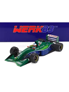   Werk 83 - JORDAN F1 191 TEAM 7up JORDAN N 32 FREE PRACTICE BELGIUM GP 1991 MICHAEL SCHUMACHER GREEN BLUE
