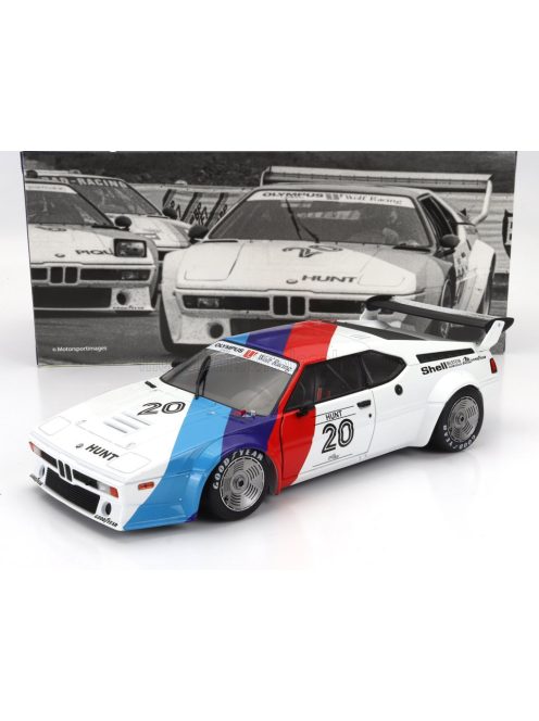 Werk 83 - BMW M1 M88 3.5L TEAM BMW MOTORSPORT N 20 PROCAR SERIES 1979 JAMES HUNT WHITE BLUE RED