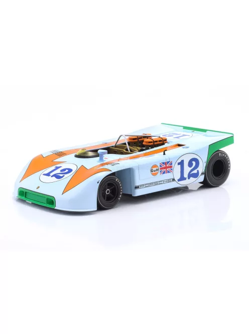 Werk 83 - PORSCHE 908/03 SPIDER TEAM GULF N 12 WINNER TARGA FLORIO 1970 JO SIFFERT - BRIAN REDMAN LIGHT BLUE ORANGE