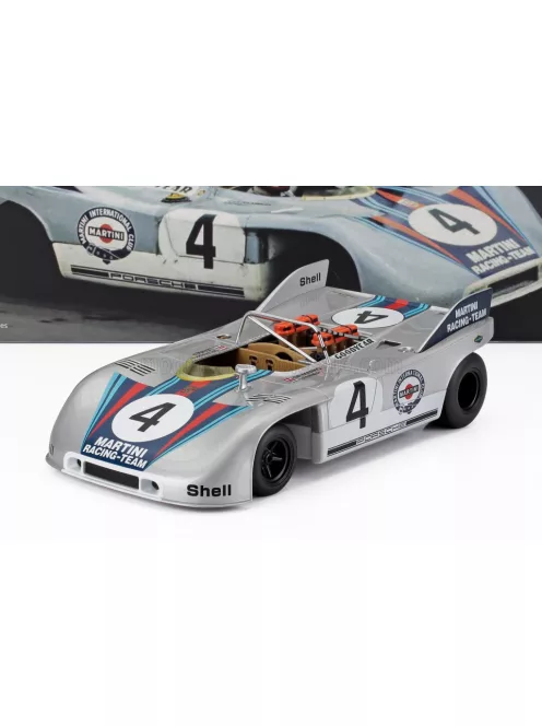 Werk 83 - PORSCHE SPIDER TEAM MARTINI RACING N 4 3rd 1000km NURBURGRING 1971 HELMUT MARKO - GIJS VAN LENNEP SILVER RED BLUE