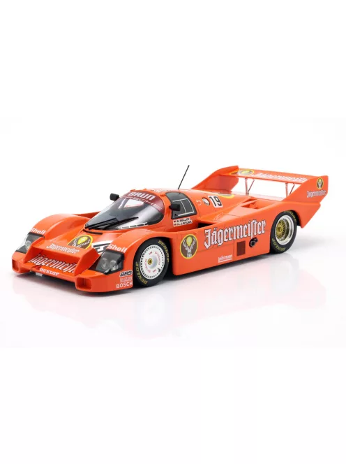 Werk 83 - PORSCHE 956B JAGERMEISTER TEAM BRUN MOTORSPORT N 19 WINNER 1000km IMOLA 1984 HANS JOACHIM STUCK - STEFAN BELLOF ORANGE