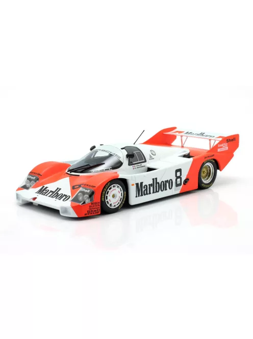 Werk 83 - PORSCHE 956 2.6L TURBO TEAM JOEST RACING N 8 2nd 1000km SILVERSTONE 1983 BOB WOLLEK - STEFAN JOHANSSON WHITE RED