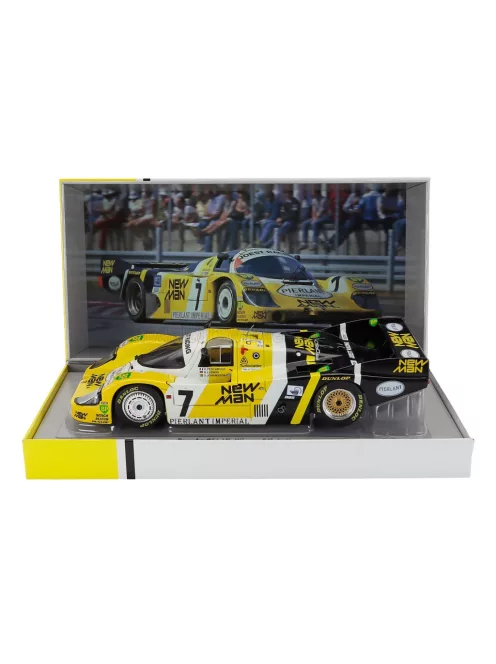 Werk 83 - PORSCHE 956L TURBO TEAM NEWMAN JOEST RACING N 7 WINNER 24h LE MANS 1984 KLAUS LUDWIG - HENRI PESCAROLO - STEFAN JOHANSSON YELLOW BLACK