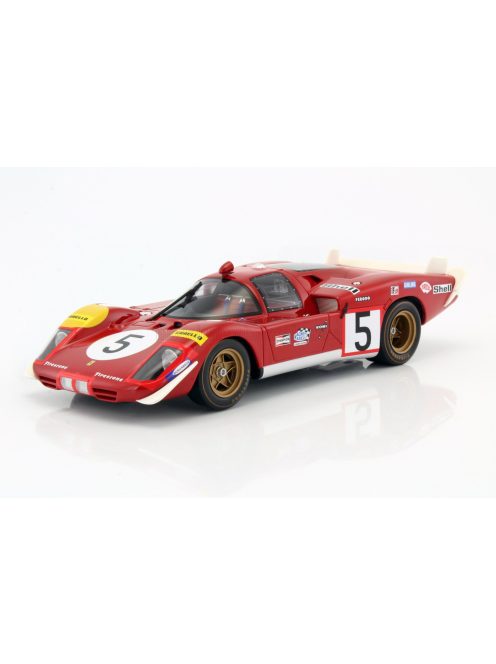 Werk 83 - FERRARI 512S 5.0L V12 TEAM SEFAC SPA FERRARI N 5 24h LE MANS 1970 JACKY ICKX - PETER SCHETTY RED