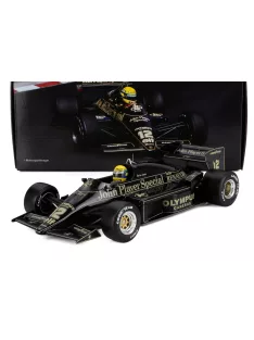   Werk 83 - LOTUS F1 97T RENAULT TURBO TEAM LOTUS JPS N 12 MONACO GP 1985 AYRTON SENNA - ENGINE DETAILS - DETTAGLIO MOTORE BLACK GOLD