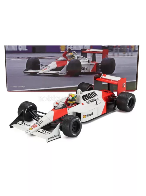Werk 83 - McLAREN F1 MP HONDA N 12 WORLD CHAMPION WINNER BRITISH GP 1988 AYRTON SENNA RED WHITE