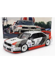   Werk 83 - AUDI 90 QUATTRO TEAM AUDI SPORT N 5 500KM ROAD AMERICA IMSA 1989 H.HAYWOOD - S.GOODYEAR WHITE GREY RED